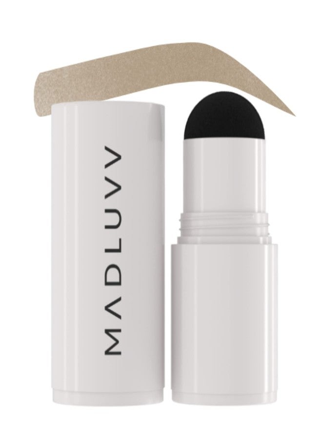 MADLUVV Brow Stamp Refill* - Color Stamp for Brows & Root Touch Up for Women & Men, Instantly Conceal Hair Loss, Grey Hair, Thinning Hair with Stain-Proof/Smudge-Proof Powder Formula (Taupe) - Image 1